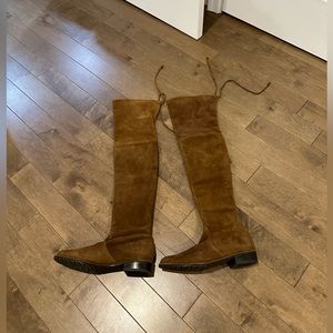 Stuart Weitzman Brown Over the Knee Boots
